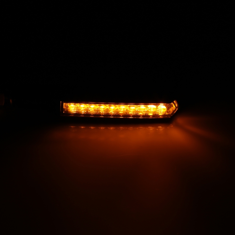 Highsider Smart Run-TS LED melni motociklu bākugunis