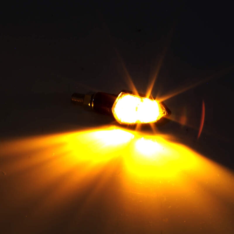 Highsider Smart Shield-TS LED melni motociklu bākugunis