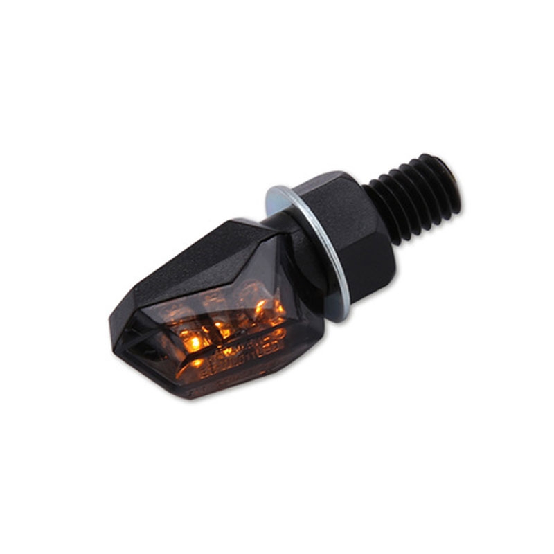 Highsider Smart Tiny LED melni motociklu bākugunis