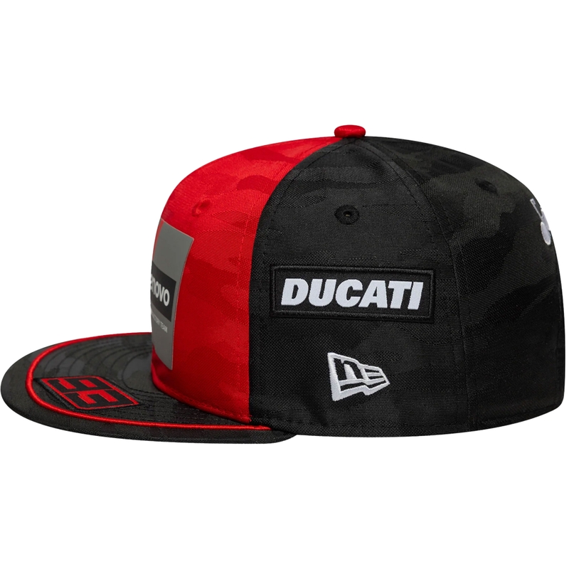 REP MM 9FIFTY RC FLAT VISOR DUCATI cepure melna