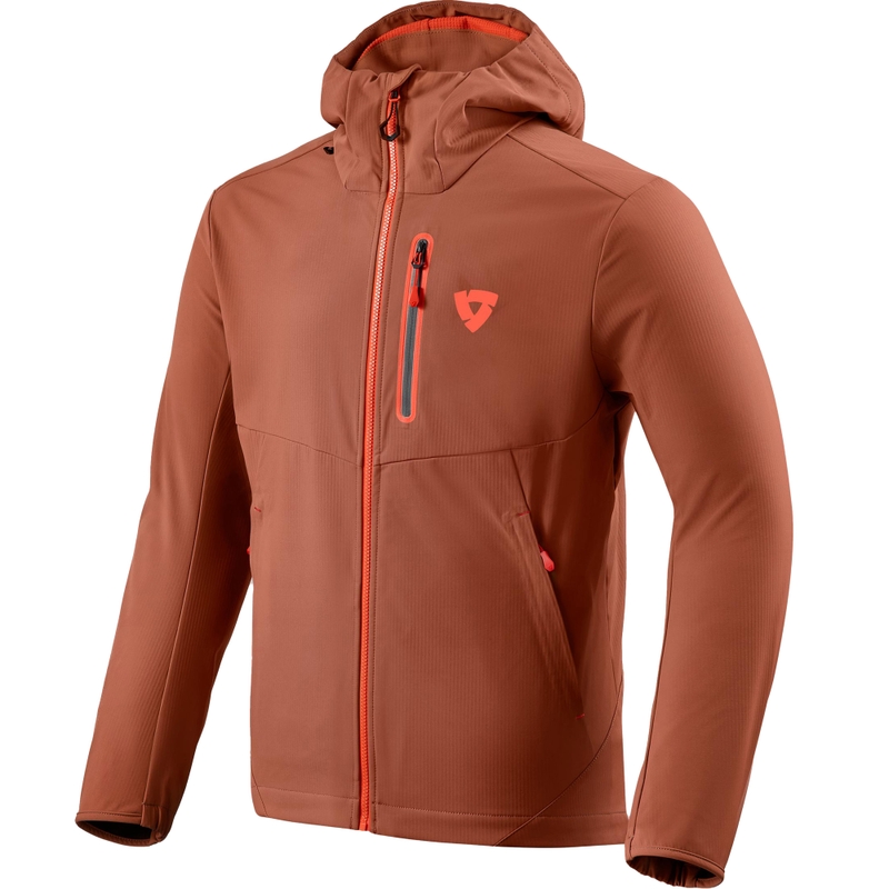 Softshell jaka Revit Jerry bordo sarkanā krāsā