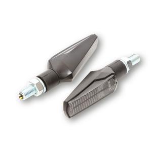 Highsider Smart Fineline LED 2in1 melni motociklu bākugunis