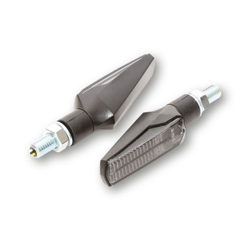 Highsider Smart Fineline LED 2in1 melni motociklu bākugunis