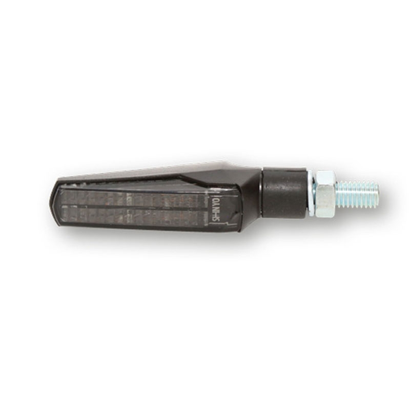 Highsider Smart Fineline LED 2in1 melni motociklu bākugunis