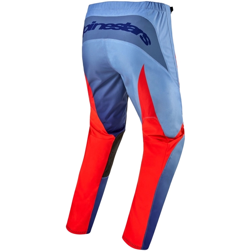 Alpinestars Fluid Lucent motokrosa bikses Blue-Light Blue-Orange