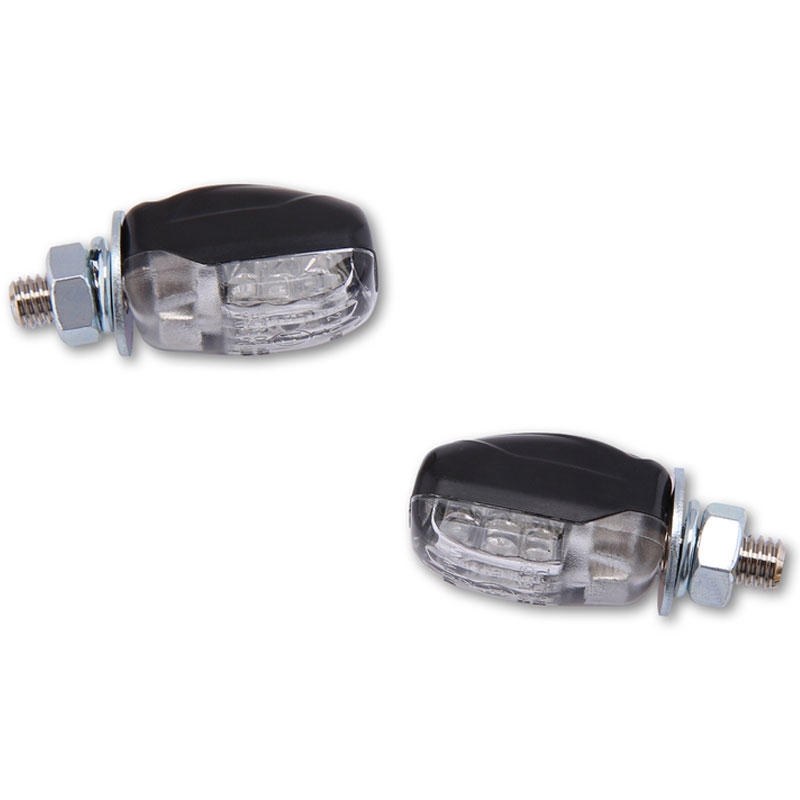 Highsider Smart Picco Black LED motociklu bākugunis