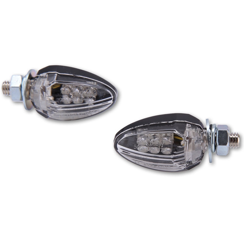Highsider Smart Drop LED motociklu bākugunis melns