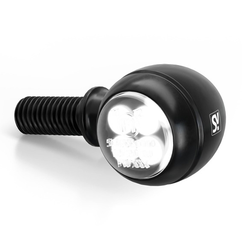 Highsider Smart Circula-S LED 2in1 melni motocikla bākugunis