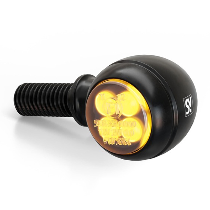 Highsider Smart Circula-S LED 2in1 melni motocikla bākugunis
