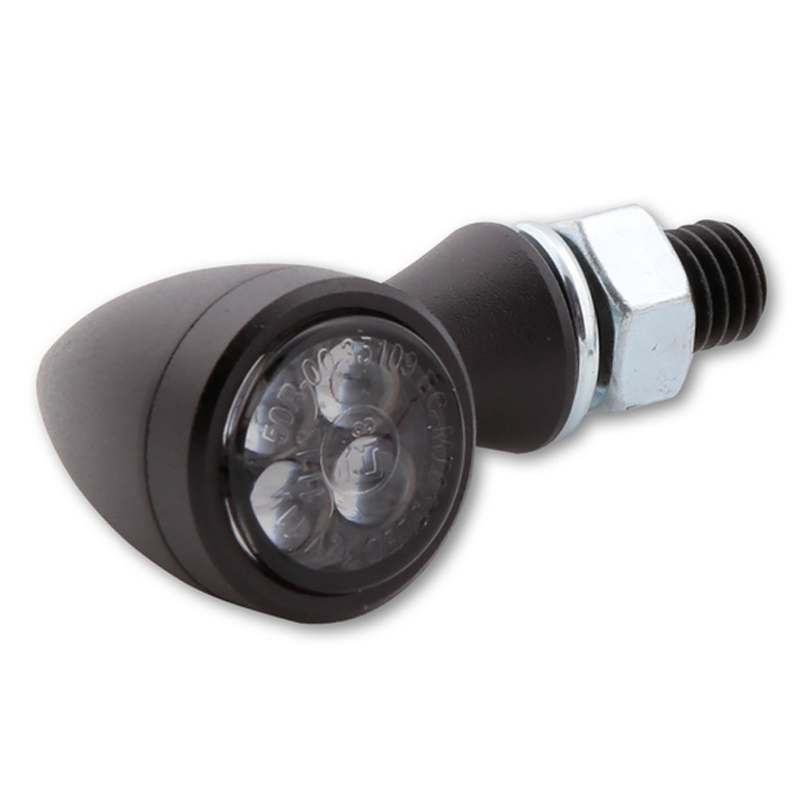 Highsider Smart Sixteen Bullet LED Smoke Grey motociklu bākugunis