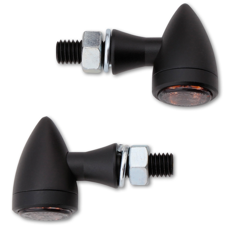 Highsider Smart Sixteen Bullet LED Smoke Grey motociklu bākugunis