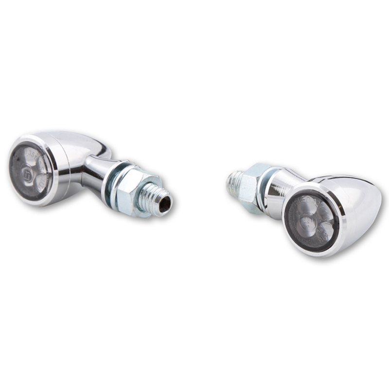 Highsider Smart Sixteen Bullet LED motociklu pagrieziena signāli hromētā krāsā