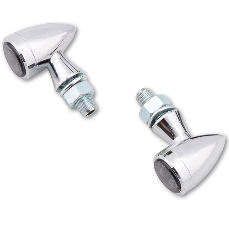 Highsider Smart Sixteen Bullet LED motociklu pagrieziena signāli hromētā krāsā