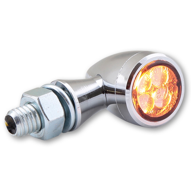 Highsider Smart Sixteen Bullet LED motociklu pagrieziena signāli hromētā krāsā