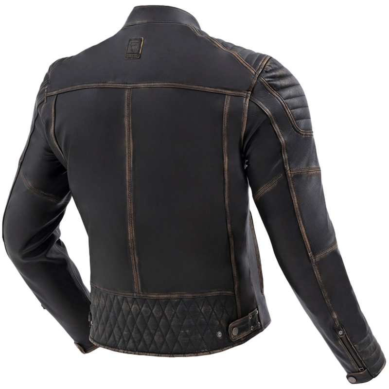 Rebelhorn Hunter II brūna ādas motocikla jaka