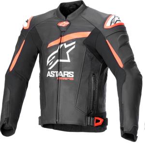 Alpinestars GP plus R 4 Airflow Black-Fluo Red-White ādas motocikla jaka
