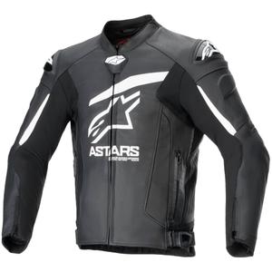 Alpinestars GP plus R 4 Airflow melnā un baltā ādas motocikla jaka