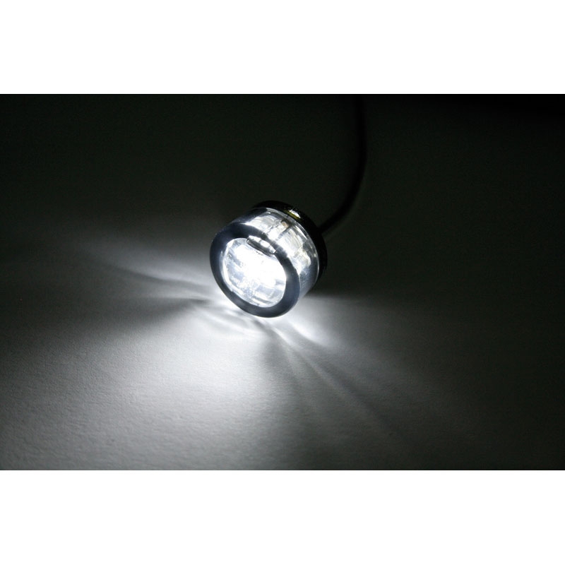 Highsider Smart Micro Pin LED stāvgaismas gaisma dūmu pelēka