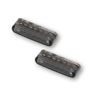Highsider Smart Shorty LED 3in1 melni motociklu bākugunis