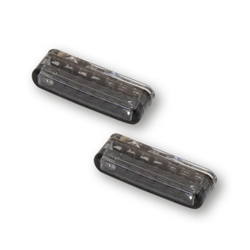 Highsider Smart Shorty LED 3in1 melni motociklu bākugunis