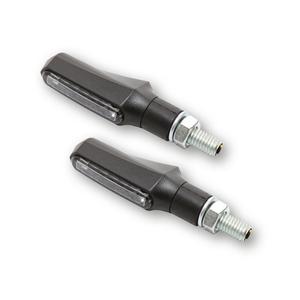 Highsider Smart Shorty Fin 3in1 melni motocikla bākugunis