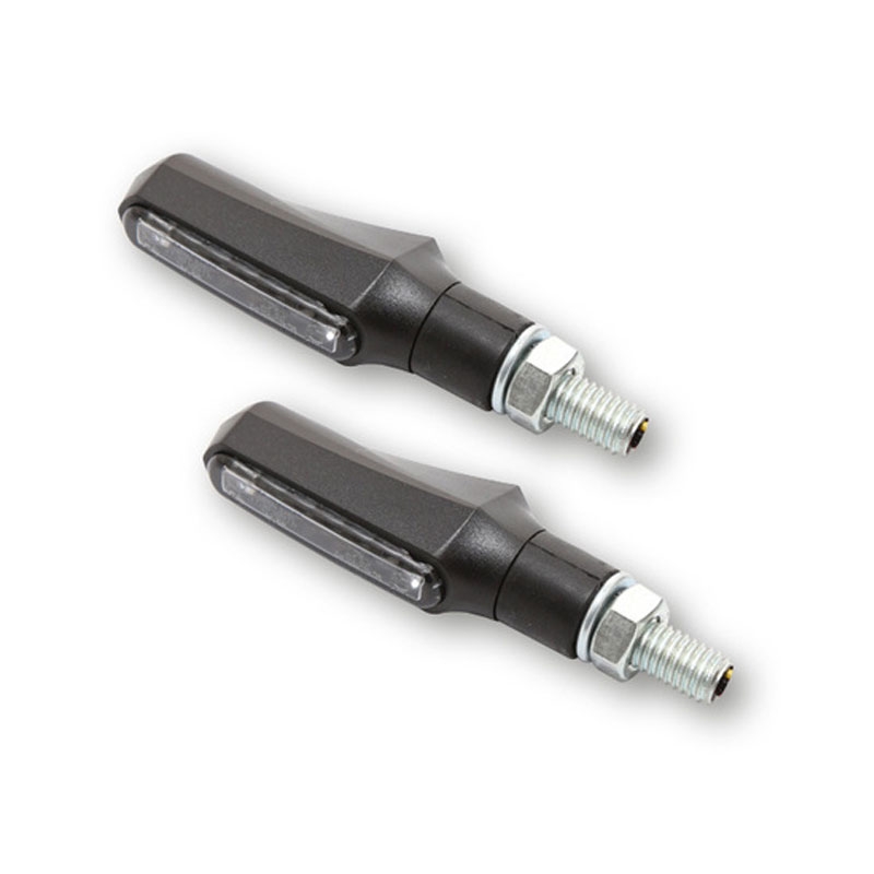 Highsider Smart Shorty Fin 3in1 melni motocikla bākugunis