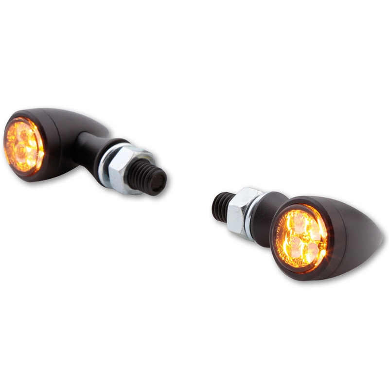 Highsider Smart Sixteen Bullet LED 3in1 Smoke Grey motociklu bākugunis