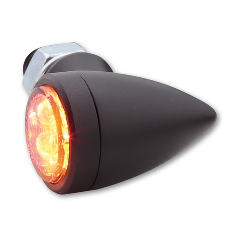Highsider Smart Sixteen Bullet LED 3in1 Smoke Grey motociklu bākugunis