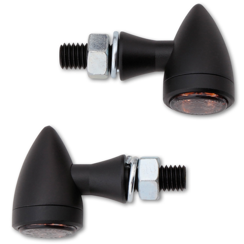 Highsider Smart Sixteen Bullet LED 3in1 Smoke Grey motociklu bākugunis