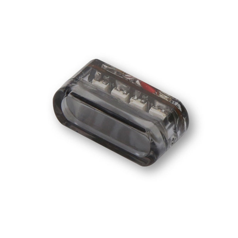 Aizmugurējais lukturis motociklam Highsider Smart Module 1 LED dūmu pelēks