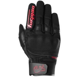 Motocikla cimdi Furygan Jet D3O Evo melns un sarkans