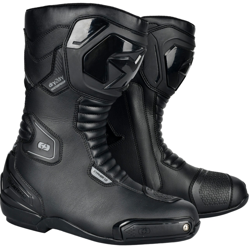 Oxford Cypher 1.0 D2D Black Motociklu zābaki