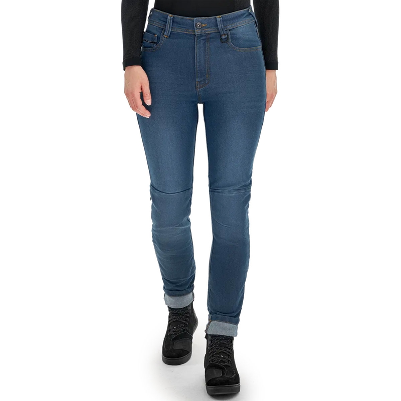 Sieviešu džinsi Shima Ridge Blue Motorcycle Jeans