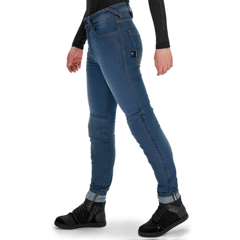 Sieviešu džinsi Shima Ridge Blue Motorcycle Jeans