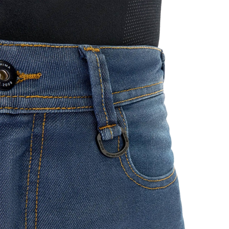 Sieviešu džinsi Shima Ridge Blue Motorcycle Jeans