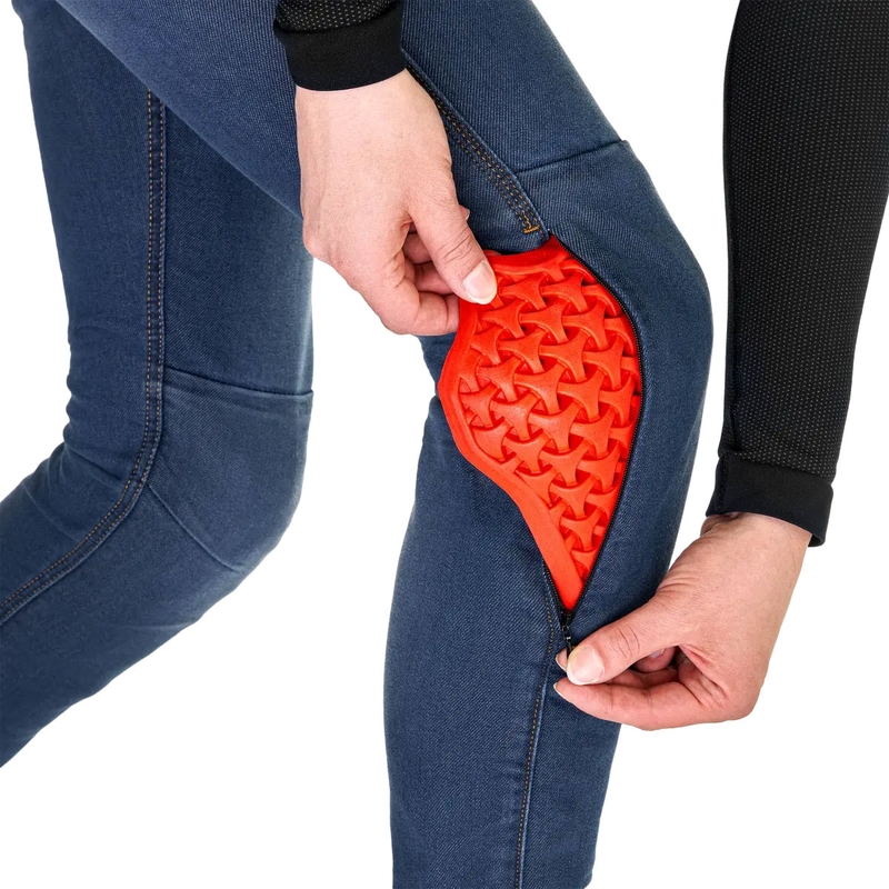 Sieviešu džinsi Shima Ridge Blue Motorcycle Jeans