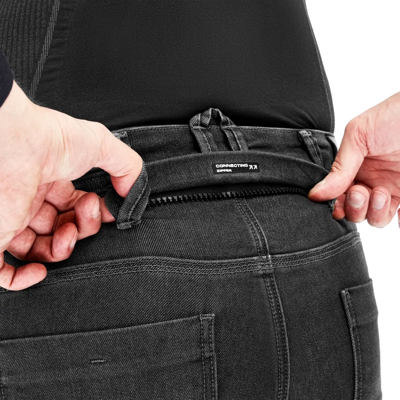 Shima Ridge Melni motocikla džinsi