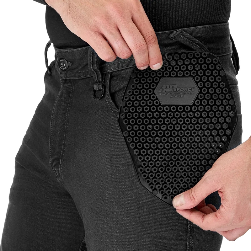 Shima Ridge Extended Black Motocikla džinsi