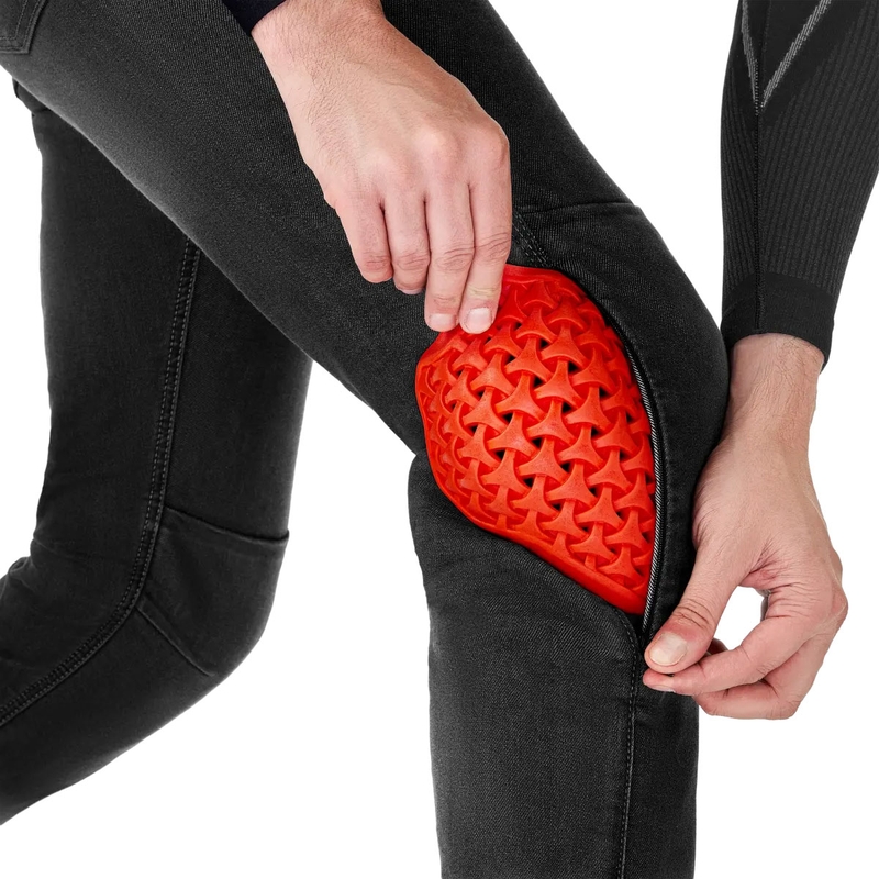 Shima Ridge Extended Black Motocikla džinsi