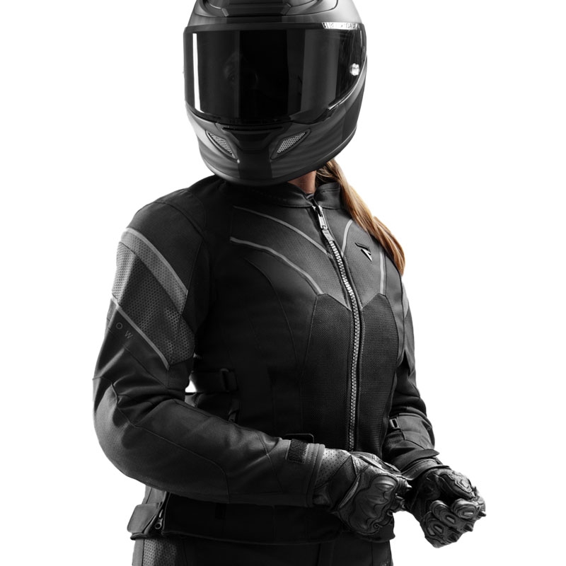 Sieviešu Rebelhorn Hiflow V Black Motocikla jaka