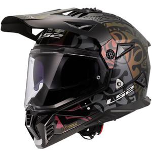 Enduro moto ķivere LS2 MX702 Pioneer II Rangi melna