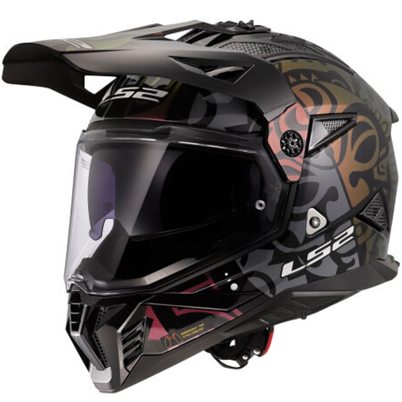 Enduro moto ķivere LS2 MX702 Pioneer II Rangi melna