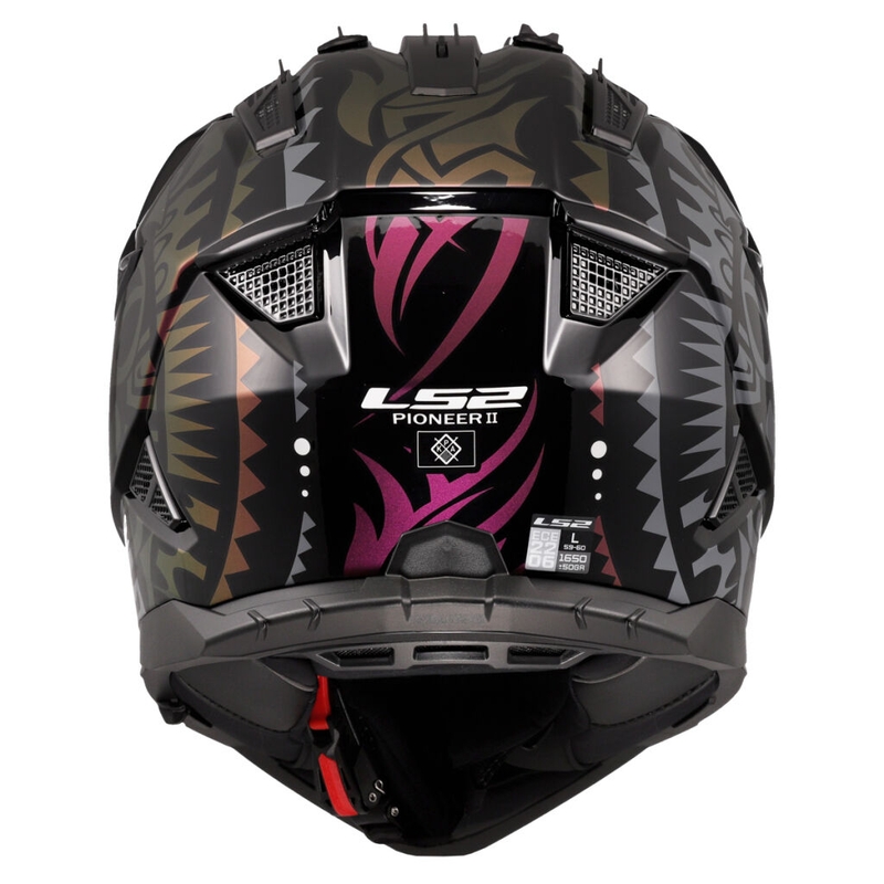 Enduro moto ķivere LS2 MX702 Pioneer II Rangi melna