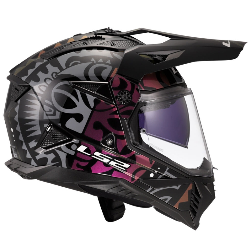 Enduro moto ķivere LS2 MX702 Pioneer II Rangi melna