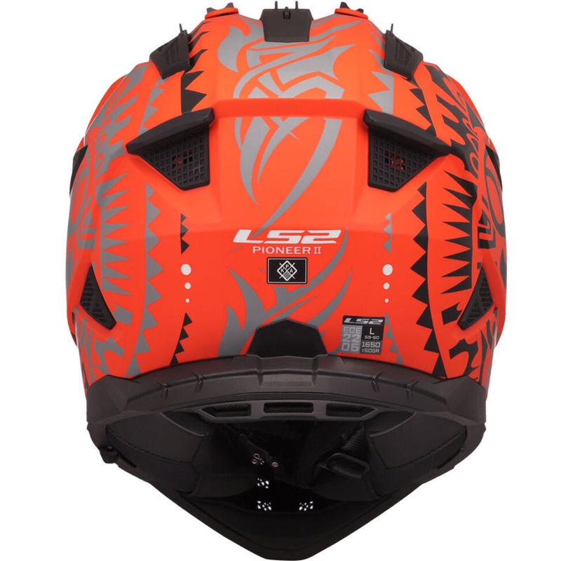 Enduro motocikla ķivere LS2 MX702 Pioneer II Rangi oranža