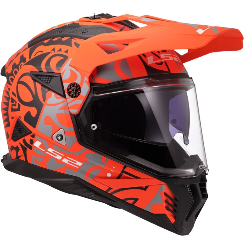 Enduro motocikla ķivere LS2 MX702 Pioneer II Rangi oranža