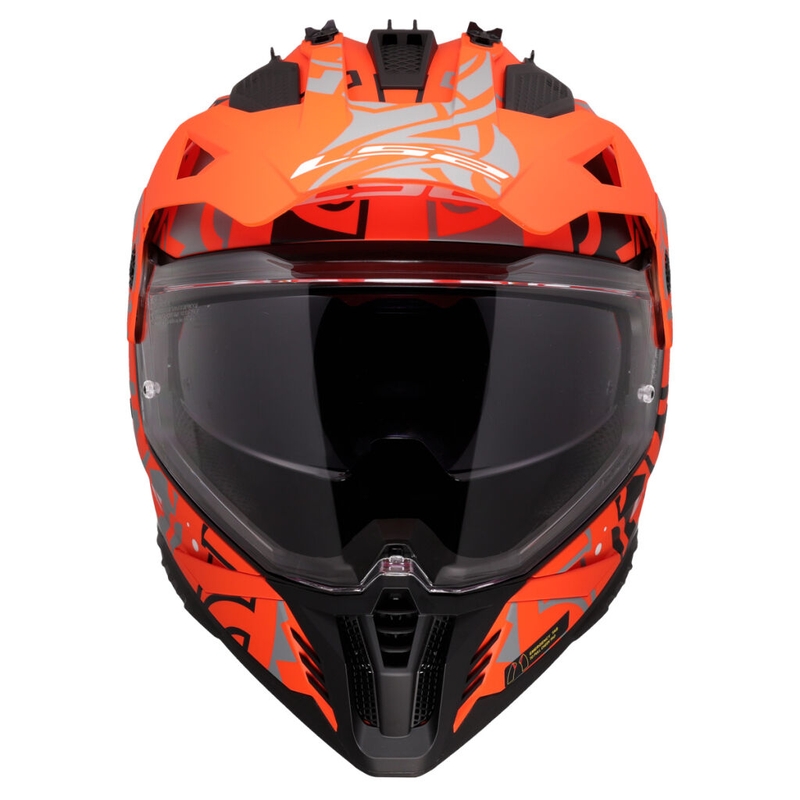 Enduro motocikla ķivere LS2 MX702 Pioneer II Rangi oranža