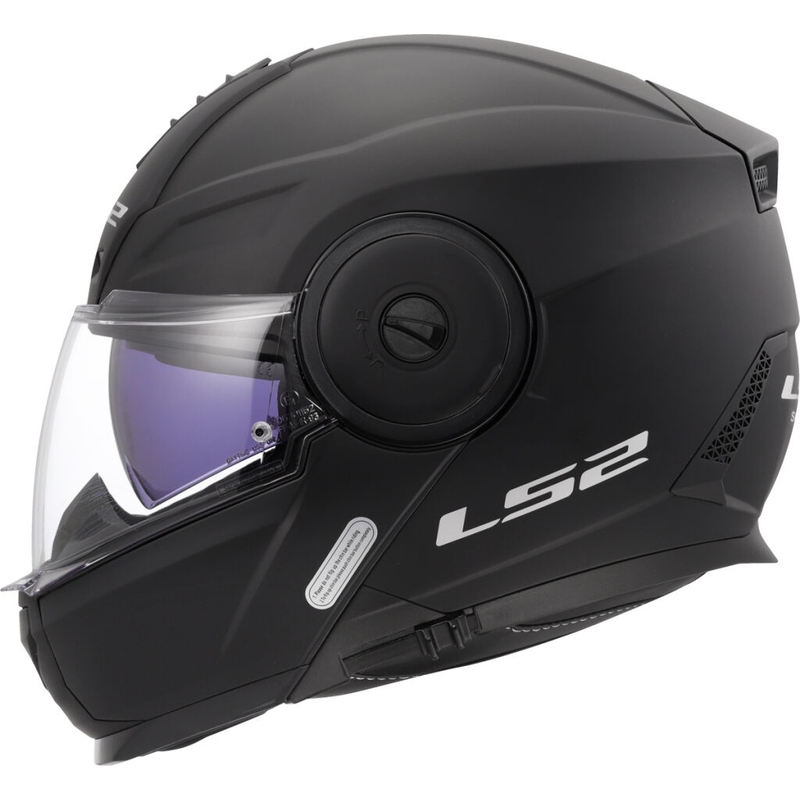 LS2 FF902 Scope II Solid Matte Black Flip-up motociklu ķivere