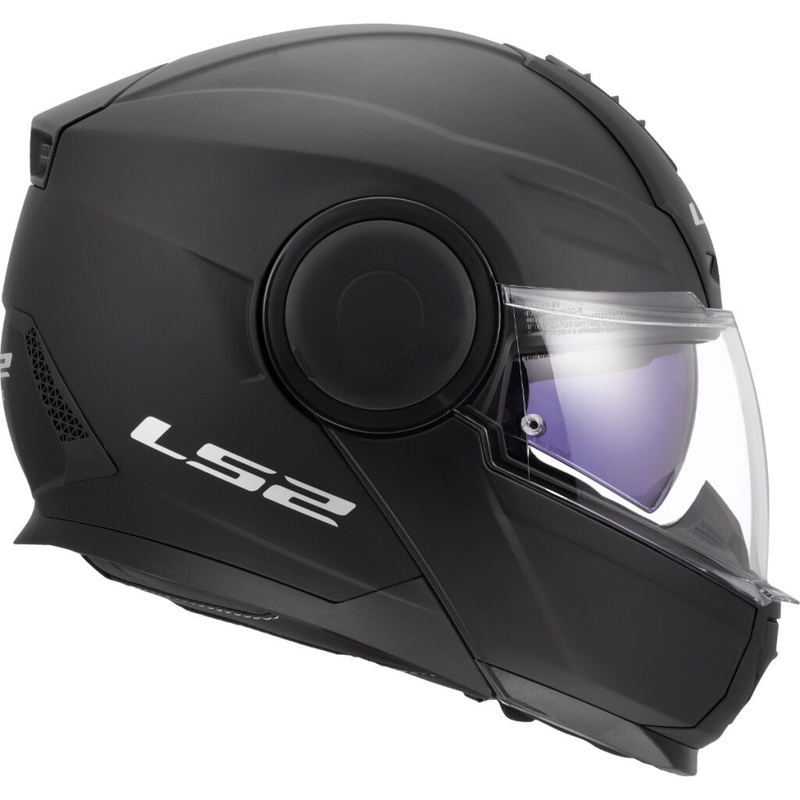 LS2 FF902 Scope II Solid Matte Black Flip-up motociklu ķivere