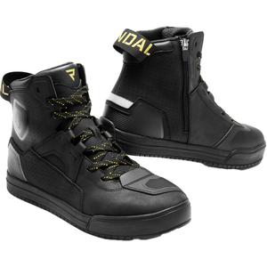 Sieviešu motociklu zābaki Rebelhorn Vandal II melni-zelta krāsā